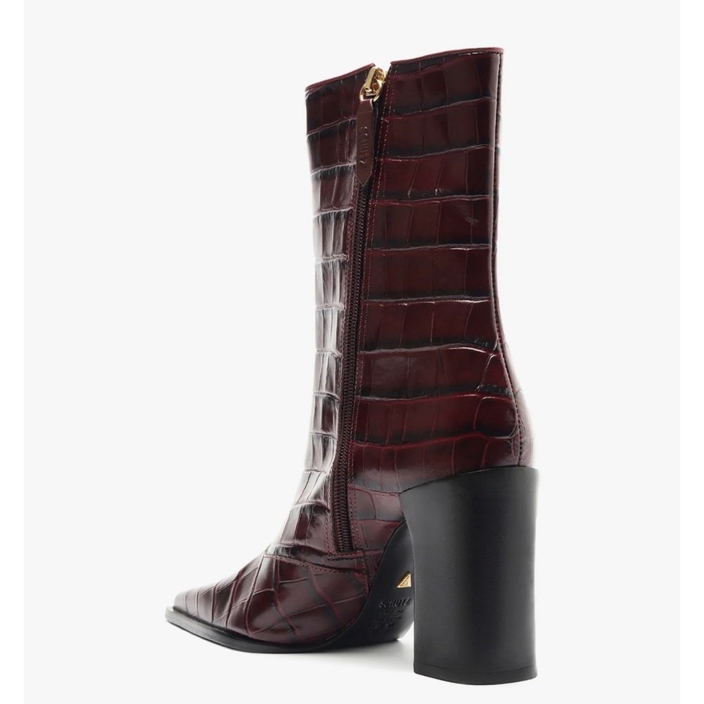 NEW never worn Schutz Leather Rafaella Bootie - Picture 2 of 6